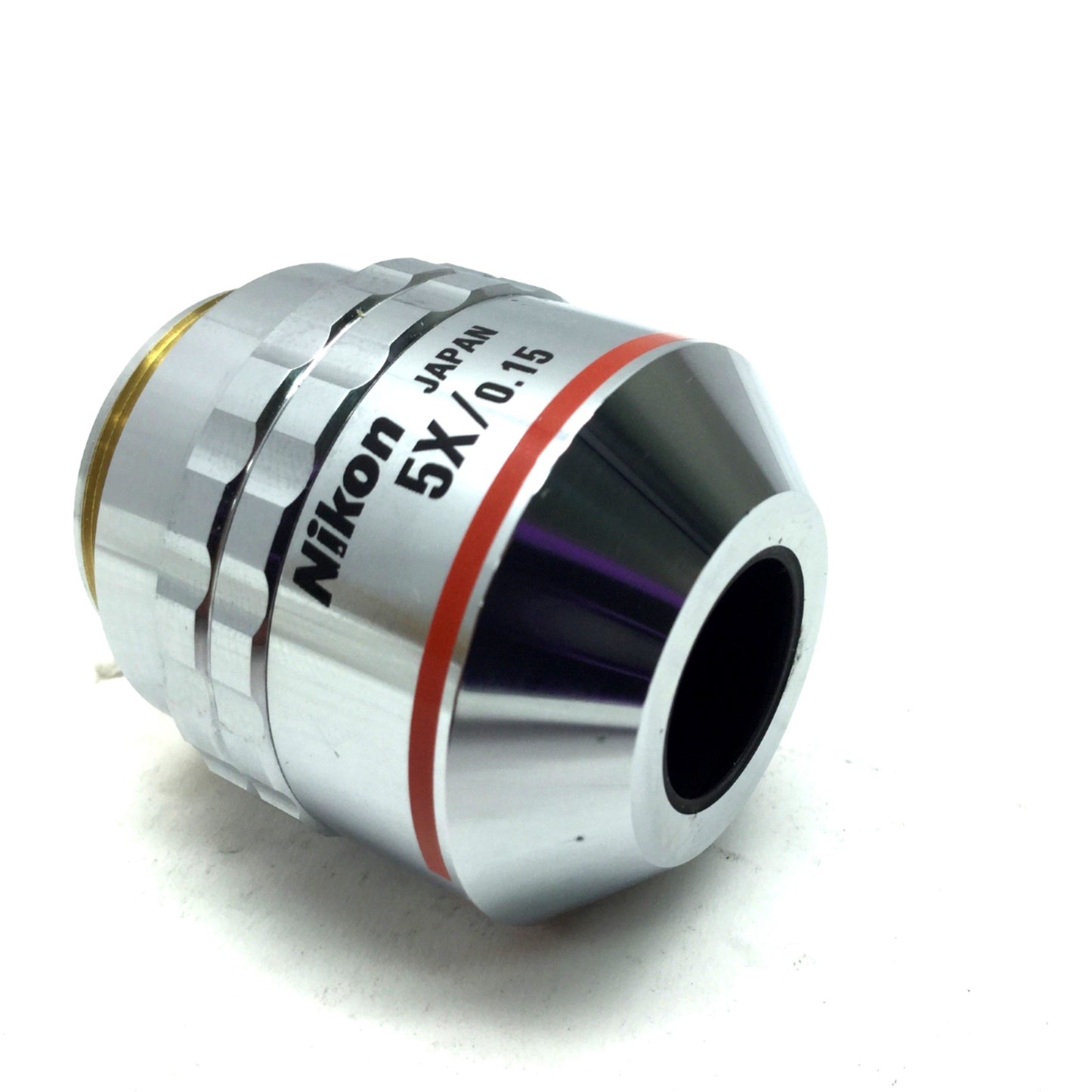 Used Nikon CF Plan 5X/0.15 C Microscope Objective Lens Mag 5x NA 0.15 Infinity/0