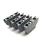 Used Lot of 4 ABB CA5-01 Auxiliary Contact Block, Normally Closed, 600VAC, 6A
