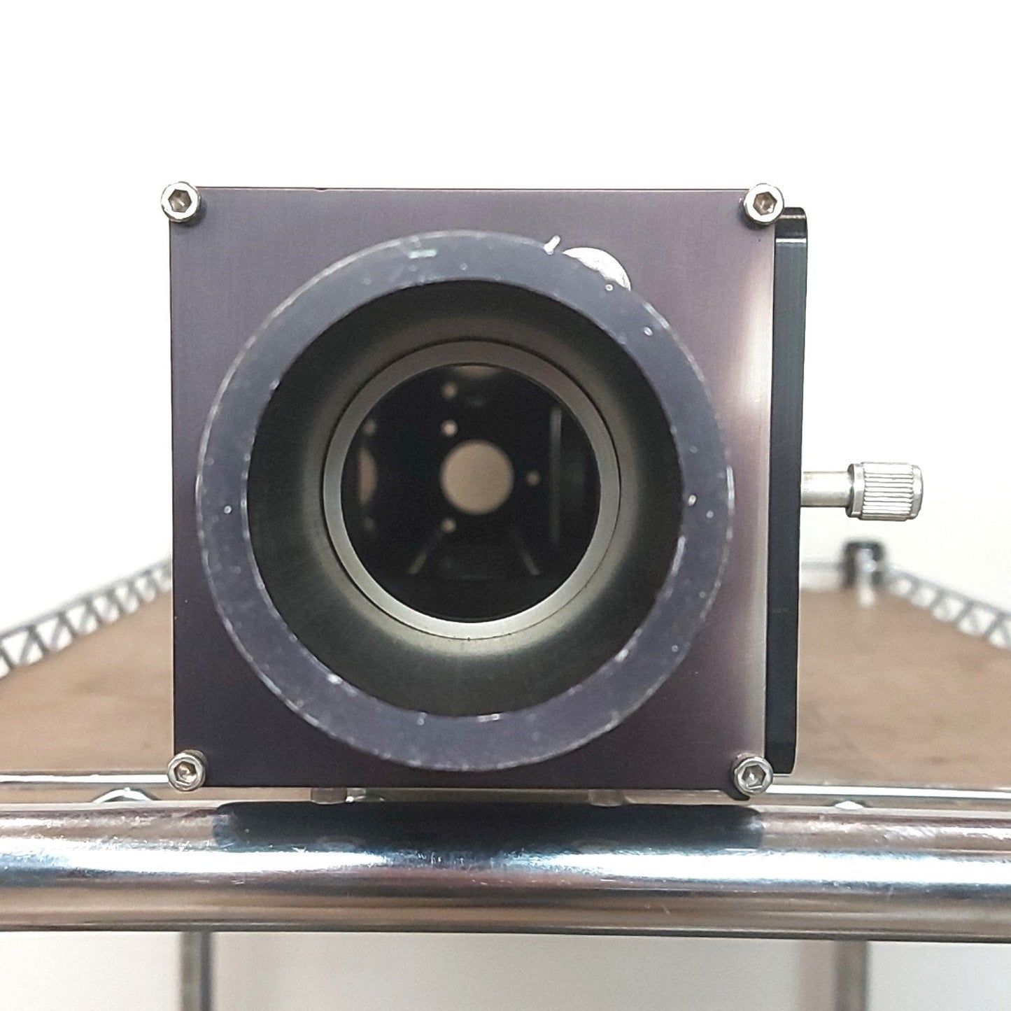 Used Resonetics LASER Optics Cage, 2x 34 3/4" x ?3/8" 2" C2C Rails, 2x 2.5" OD Tube