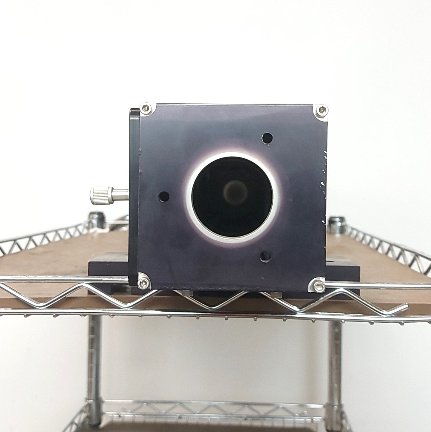 Used Resonetics LASER Optics Cage, 2x 34 3/4" x ?3/8" 2" C2C Rails, 2x 2.5" OD Tube