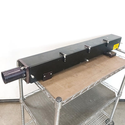 Used Resonetics LASER Optics Cage, 2x 34 3/4" x ?3/8" 2" C2C Rails, 2x 2.5" OD Tube