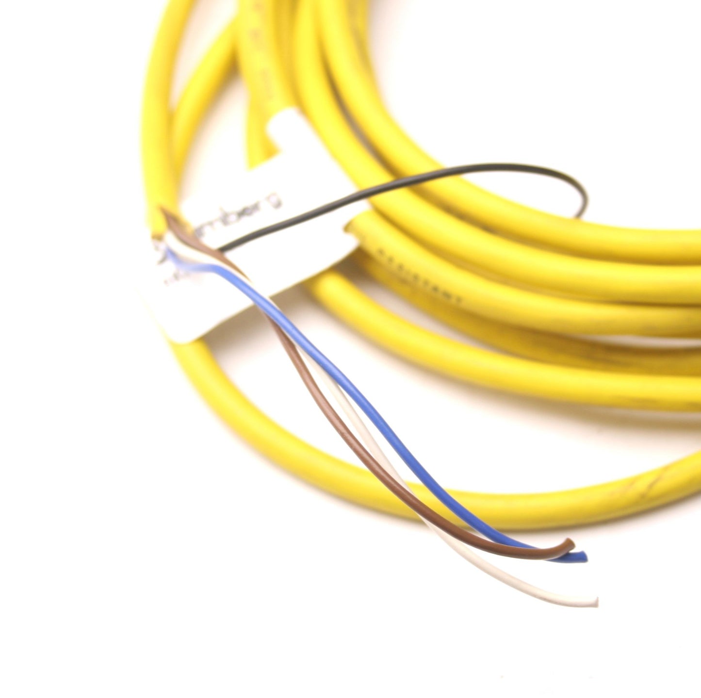 Used Lumberg RKT 4-602/4M Cordset, Length: ~3.75m, Number of Pins: 4