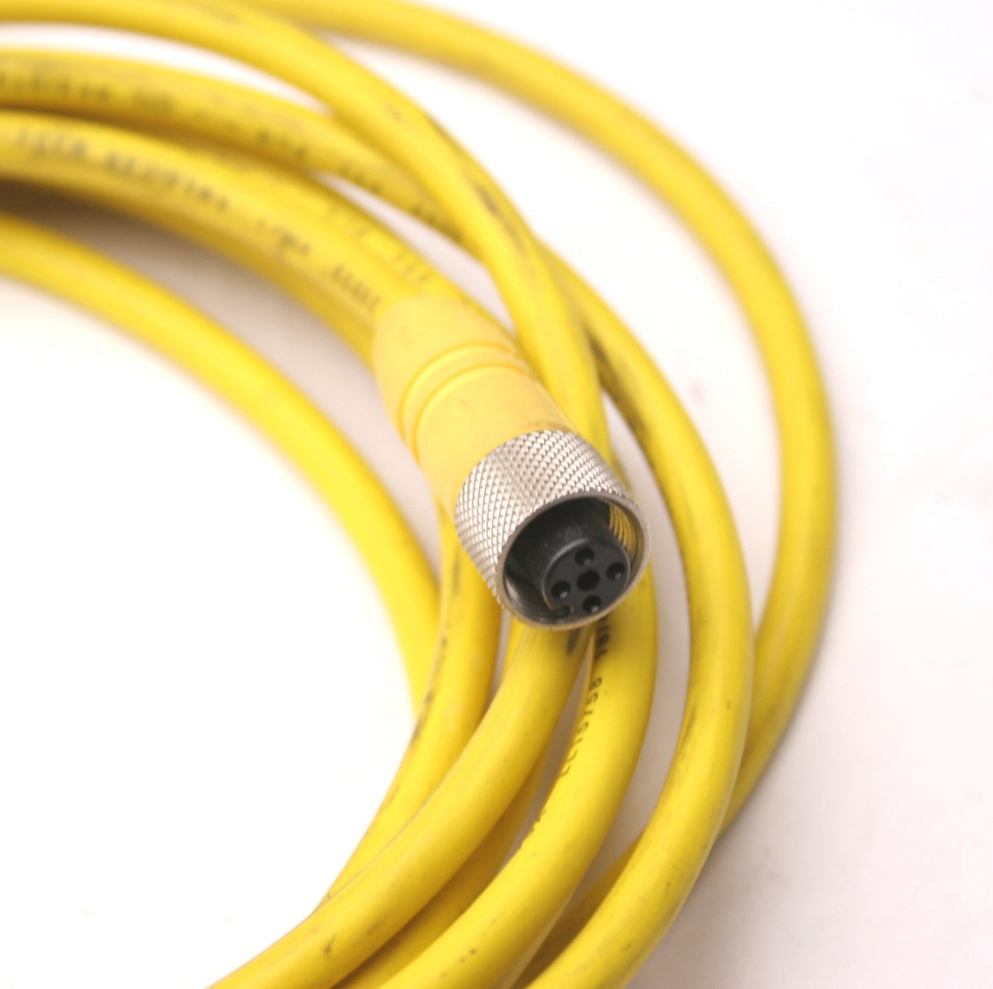 Used Lumberg RKT 4-602/4M Cordset, Length: ~3.75m, Number of Pins: 4