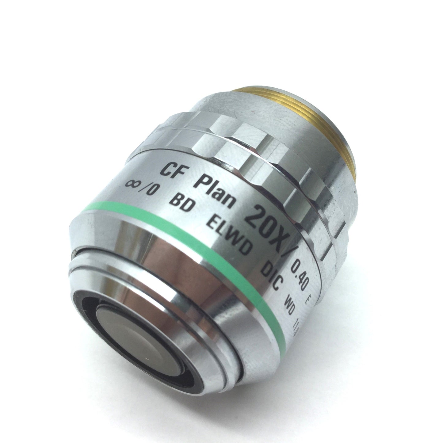 Used Nikon CF Plan 20X/0.40 E Microscope Objective Lens Mag 20x NA 0.40 BD ELWD DIC