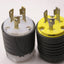 Used Lot of 5 Miscellaneous Male Plugs, 15A, 20A, 3x 30A, 3x Turn And Pull