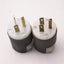Used Lot of 5 Miscellaneous Male Plugs, 15A, 20A, 3x 30A, 3x Turn And Pull
