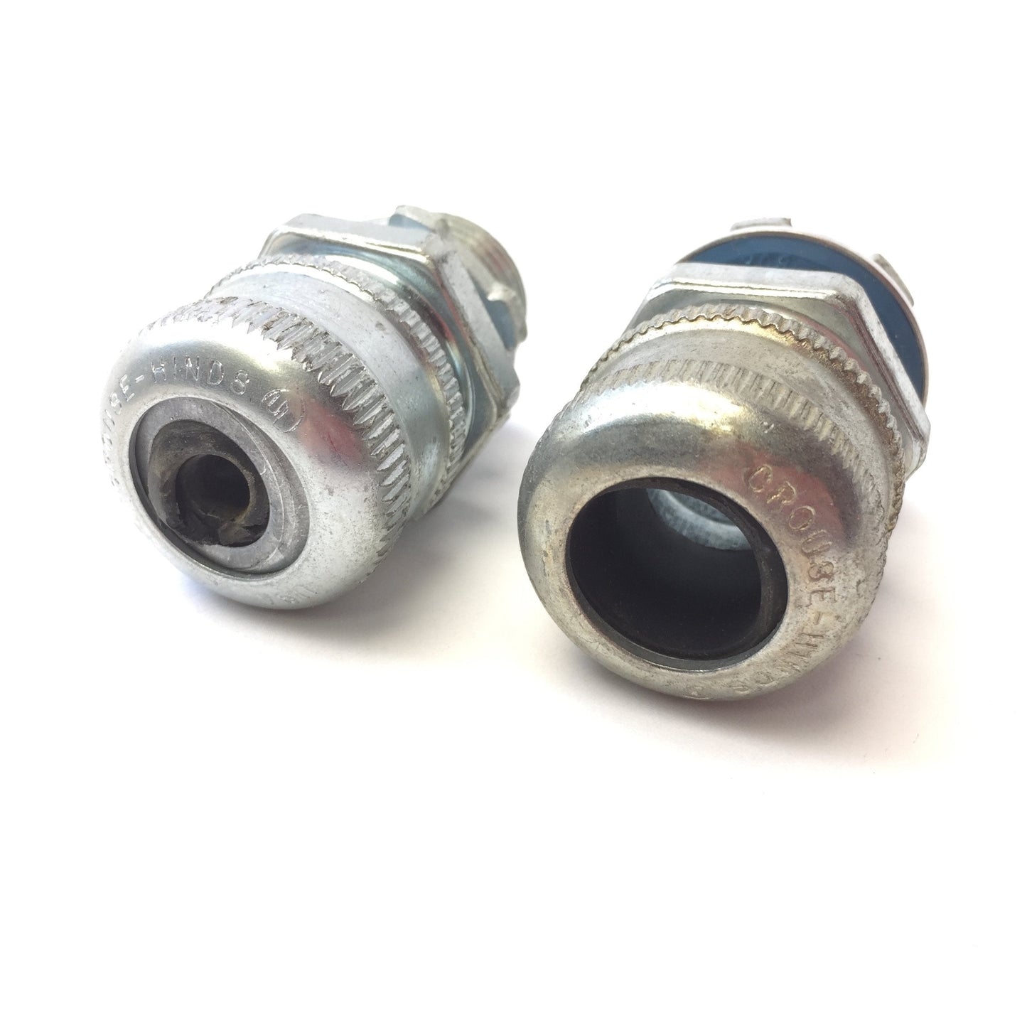 Used Lot of 10 Crouse-Hinds Cord Grip Cable Gland, 1/2" NPT Male, *Gland ID Varies*