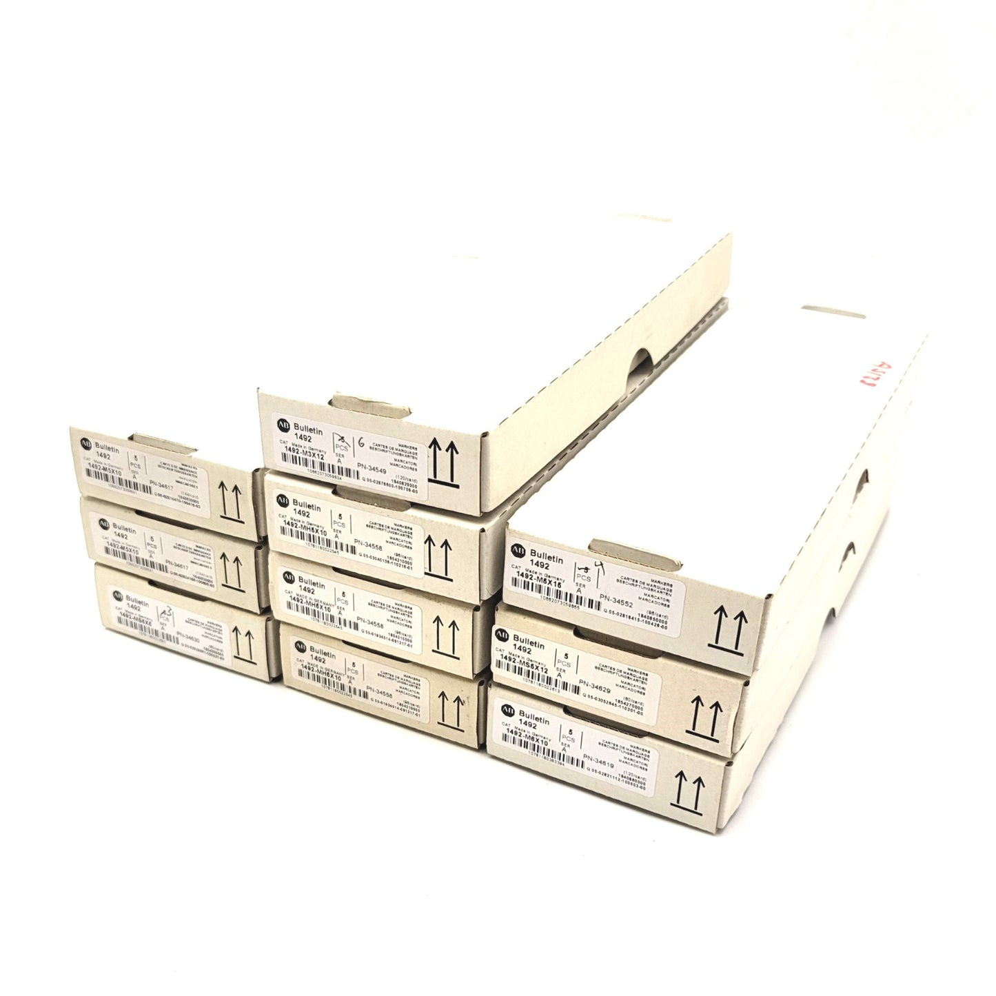 New – Open box Lot Of Assorted Allen Bradley 1492 Marker Cards **SEE DESCRIPTION**