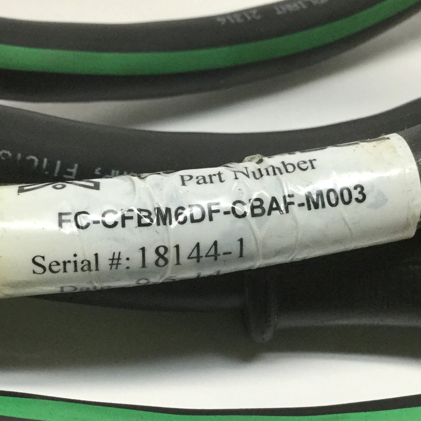 Used Flex FC-CFBM6DF-CBAF-M003 Kinetix TLY Series Motor Encoder Feedback Cable, 3m