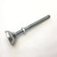 Used Lot of 4 Machine Tilt Leveling Feet, Thread M12-1.75, Length 5-1/2", 1-3/4" Base