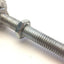 Used Lot of 4 Machine Tilt Leveling Feet, Thread M12-1.75, Length 5-1/2", 1-3/4" Base