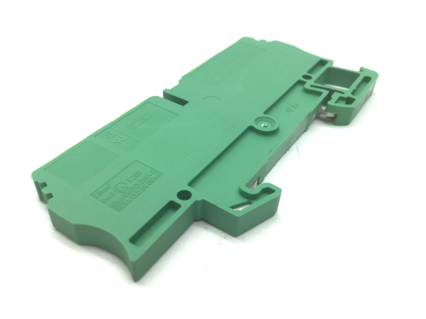 Used Lot of 3 Allen Bradley 1492-LG3Q Ground Terminal Block, Green, 30-12AWG