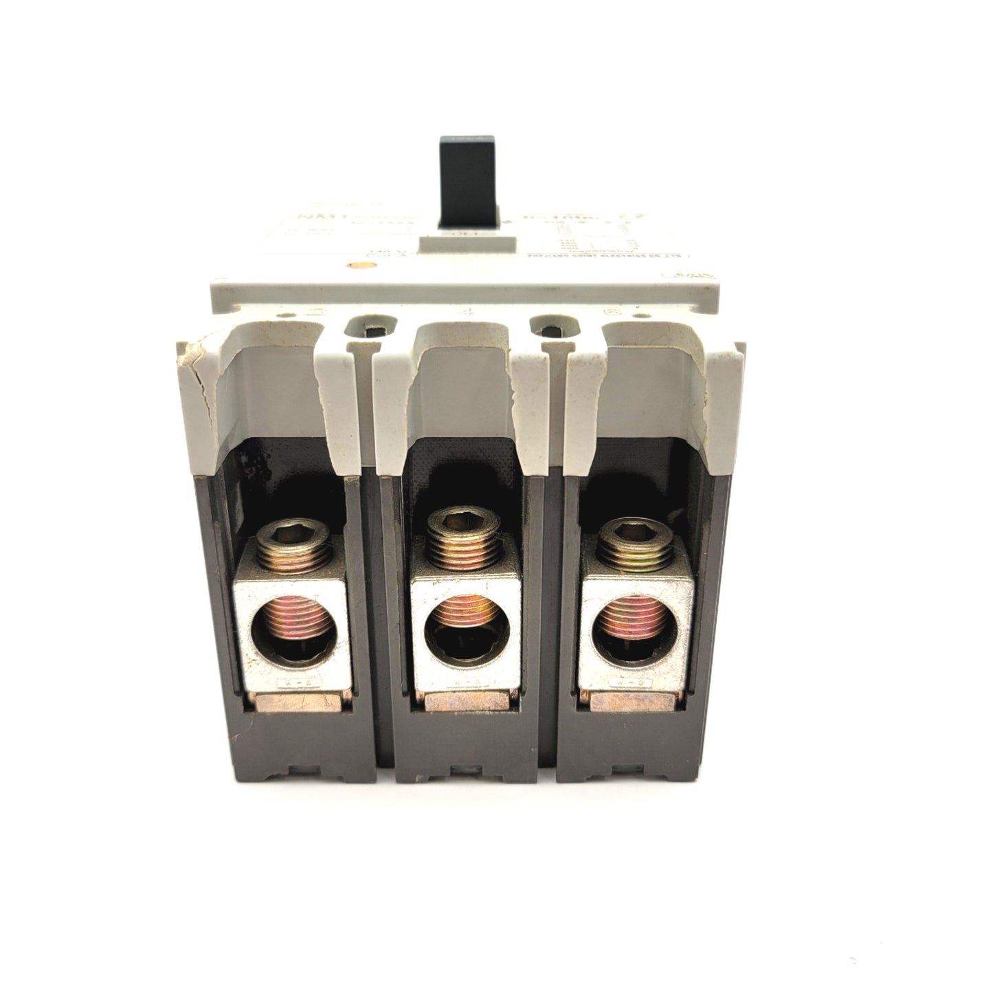 Used CHINT NM1-225H/3300 Molded Case Industrial Circuit Breaker 3-Pole 690VAC 225A