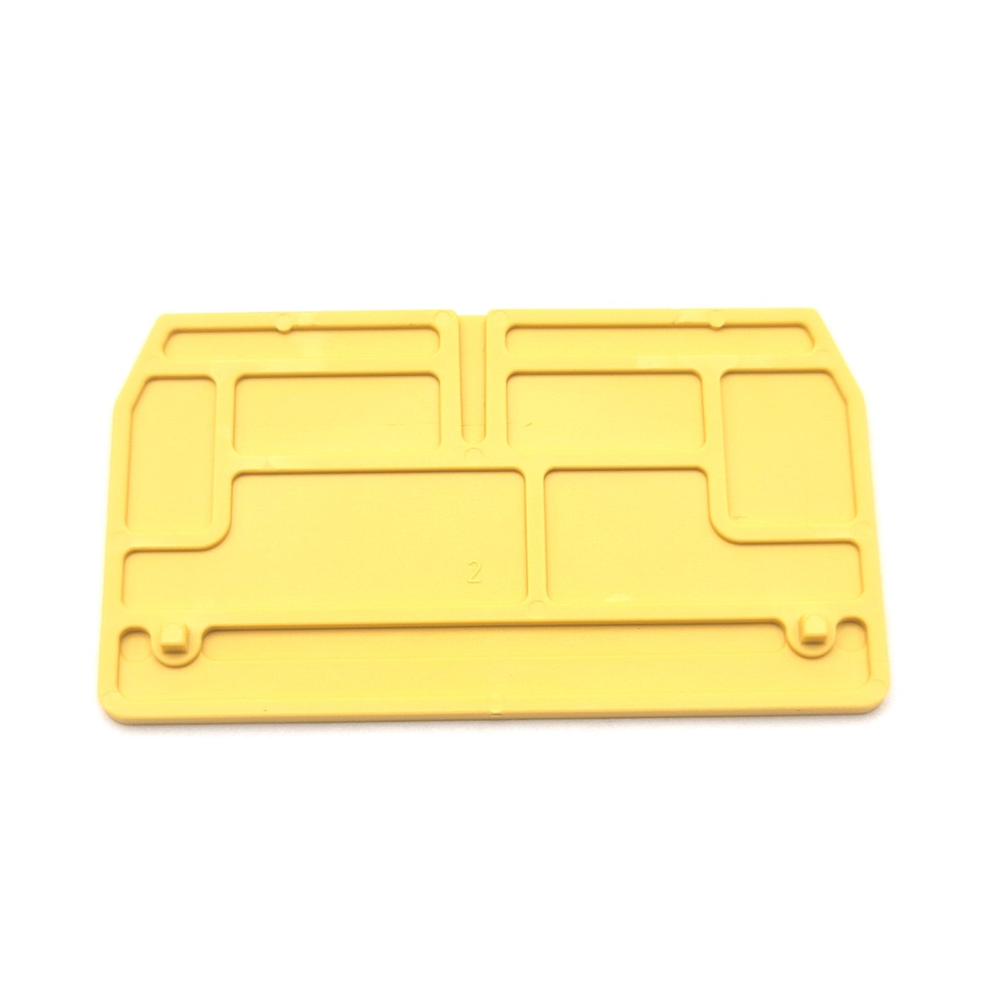 New – Open box Box Of 49 Allen Bradley 1492-EBL4-Y Ser. A Yellow End Barriers For 1492-L4/LG4