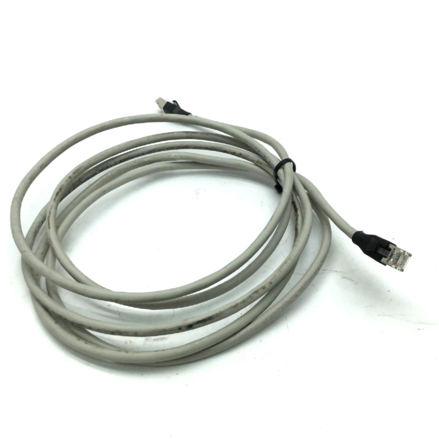 Used L-Com TRD855DSZ-10 Ethernet Cable Cord 26 AWG Stranded Cat 5E Double Shielded