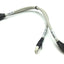 Used 2x L-Com TRD855DSZ-1 Ethernet Cable Cord 26 AWG Stranded Cat 5E Double Shielded