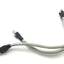 Used 2x L-Com TRD855DSZ-1 Ethernet Cable Cord 26 AWG Stranded Cat 5E Double Shielded
