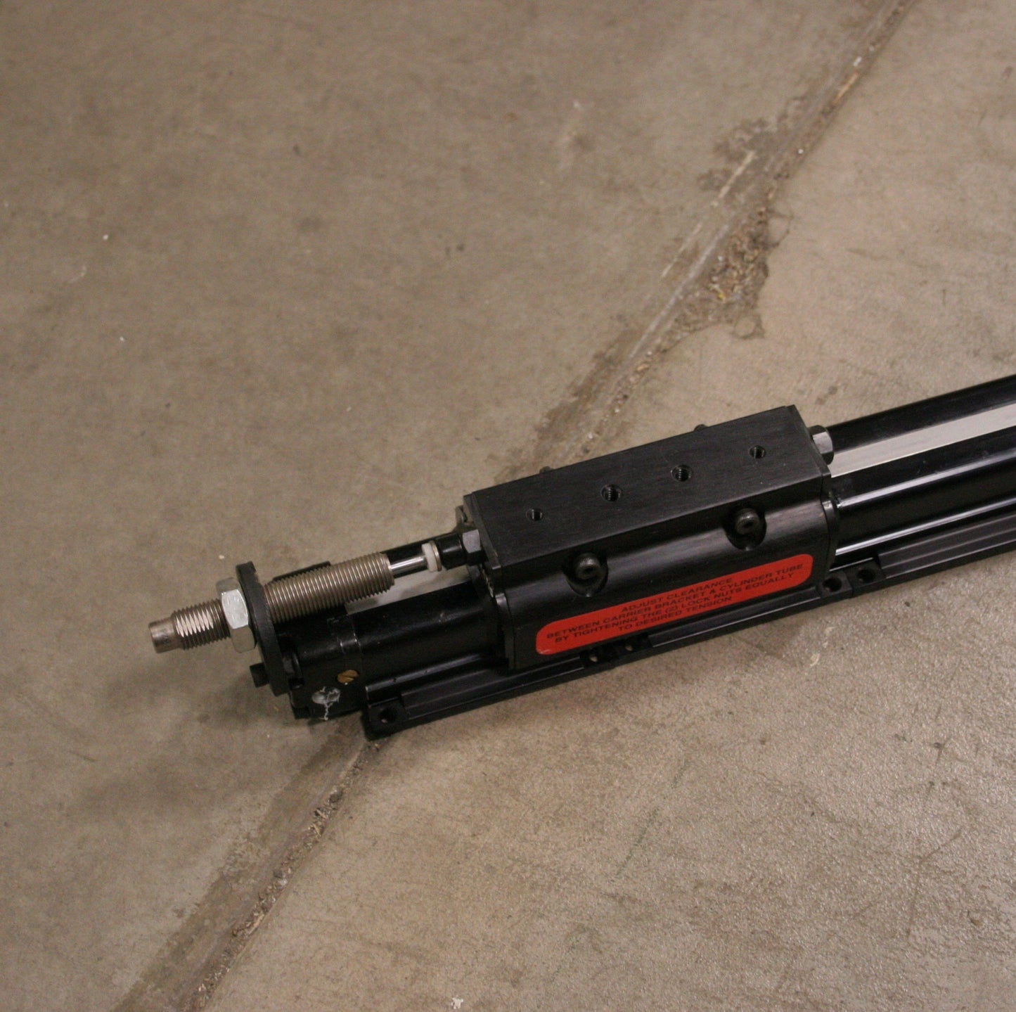 Used Tolomatic BC210 SK70 TS3 SL2 KT1 Band Cylinder w/ 3600-9090, Bore 1", Stroke 70"