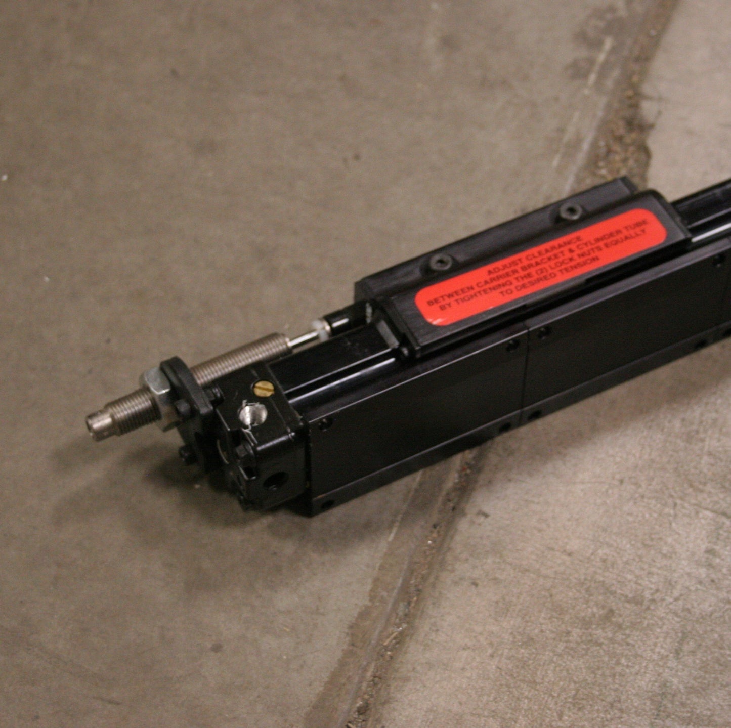 Used Tolomatic BC210 SK70 TS3 SL2 KT1 Band Cylinder w/ 3600-9090, Bore 1", Stroke 70"