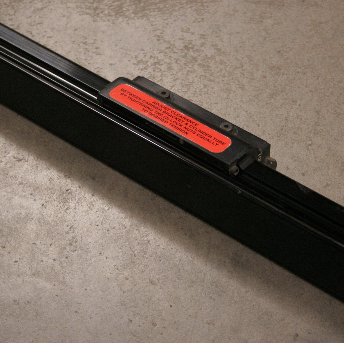 Used Tolomatic BC210 SK60 TS3 SL2 Band Cylinder, Shock Absorbers, Bore 1", Stroke 60"