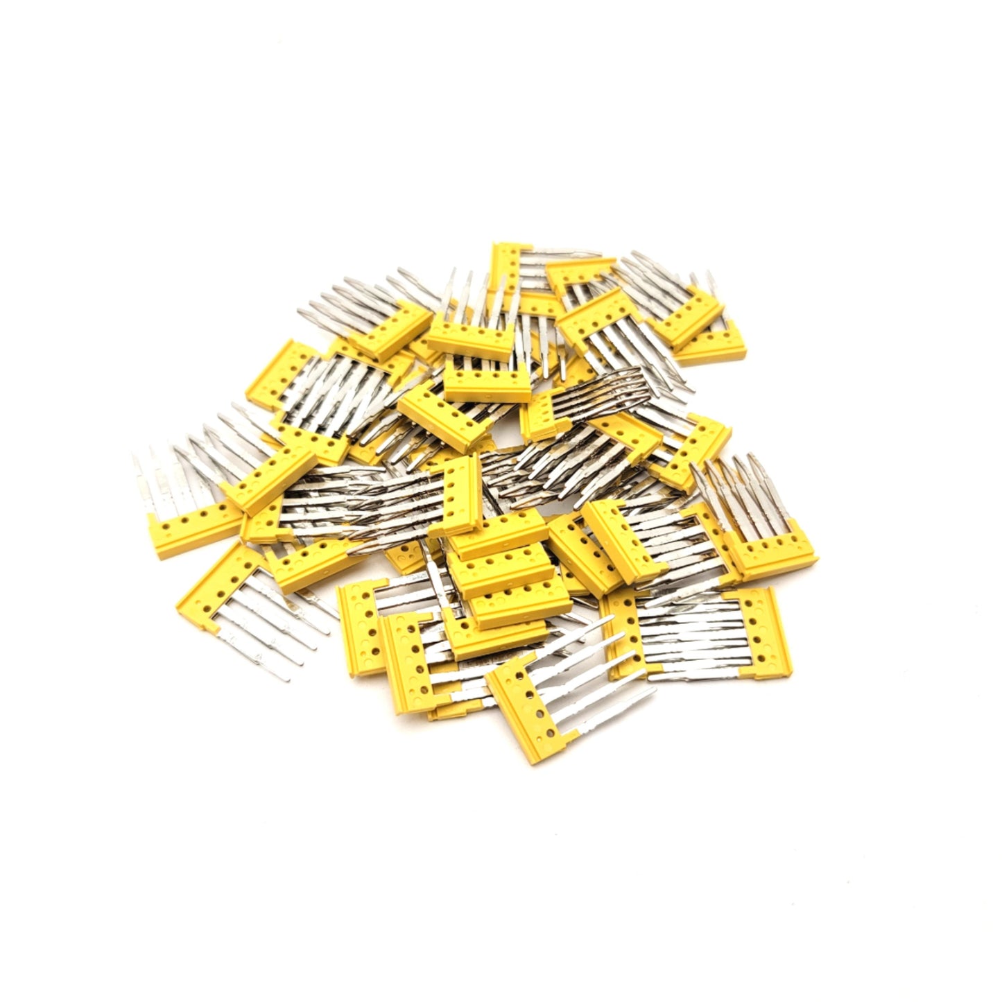 New – Open box Lot Of 50 Allen Bradley 1492-CJL4-5 Screwless 5-Pole Plug-In Center Jumpers