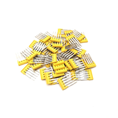 New – Open box Lot Of 50 Allen Bradley 1492-CJL4-5 Screwless 5-Pole Plug-In Center Jumpers