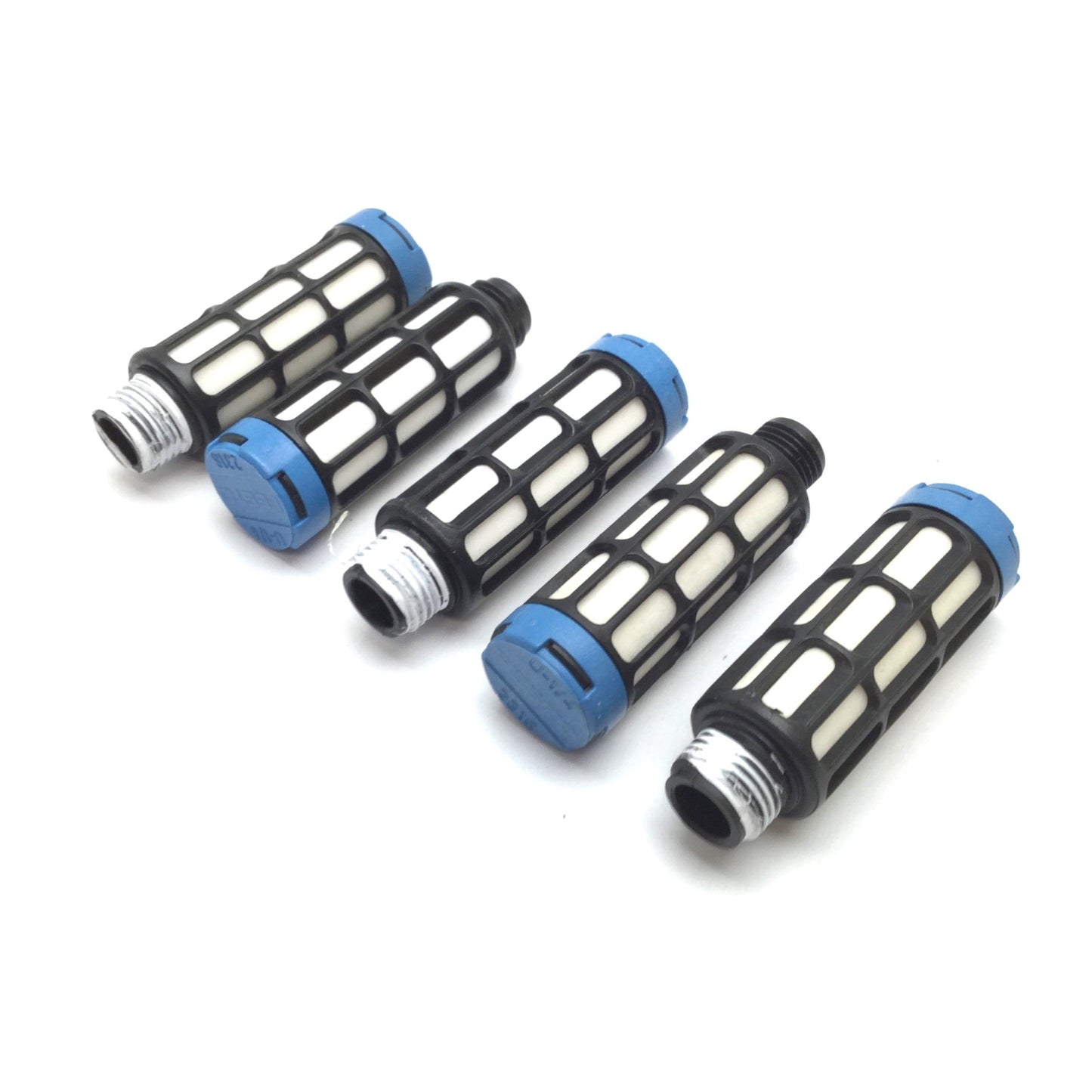 Used Lot of 5 Festo U-1/4 2316 Pneumatic Muffler, Connection G1/4, Pressure 0-10bar