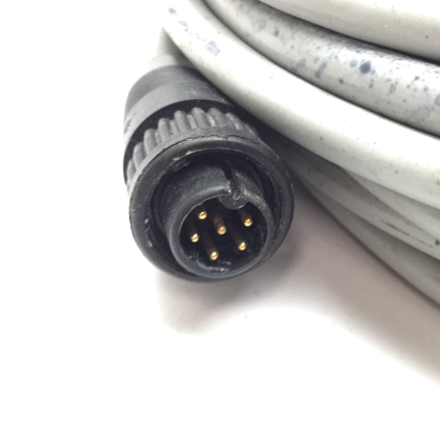 Used Schunk 356855 Rev. CA Connector Cable, 6-Pin Male to Female, Length: 25ft
