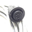 Used Schunk 356855 Rev. CA Connector Cable, 6-Pin Male to Female, Length: 25ft