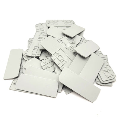 New – Open box Lot Of 50 Allen Bradley 1492-EBL20 Terminal Block End Insulators