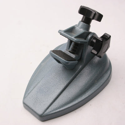 Used Adjustable Clamping Stand Base, Screw Clamp, Max 1" Opening, 80° Tilt