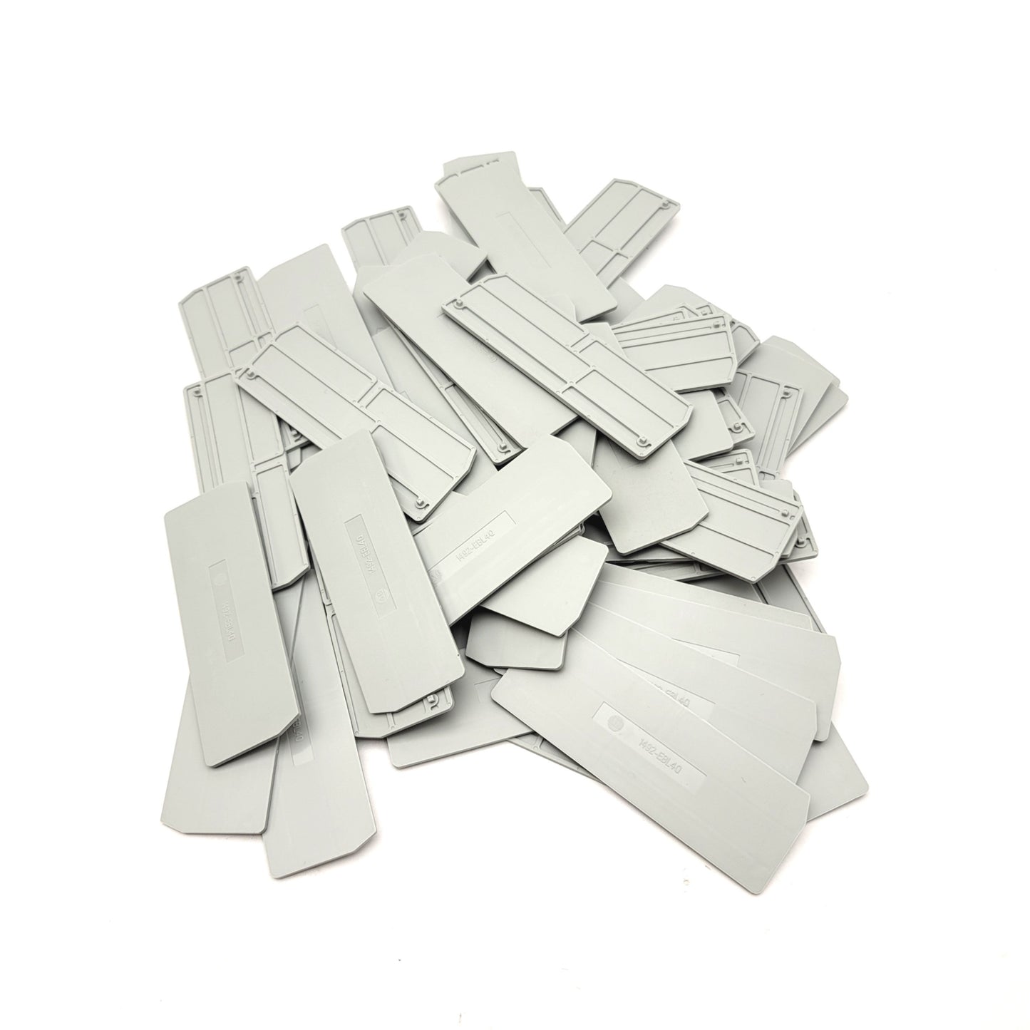 New – Open box Lot Of 55 Allen Bradley 1492-EBL40 Terminal Block End Insulators