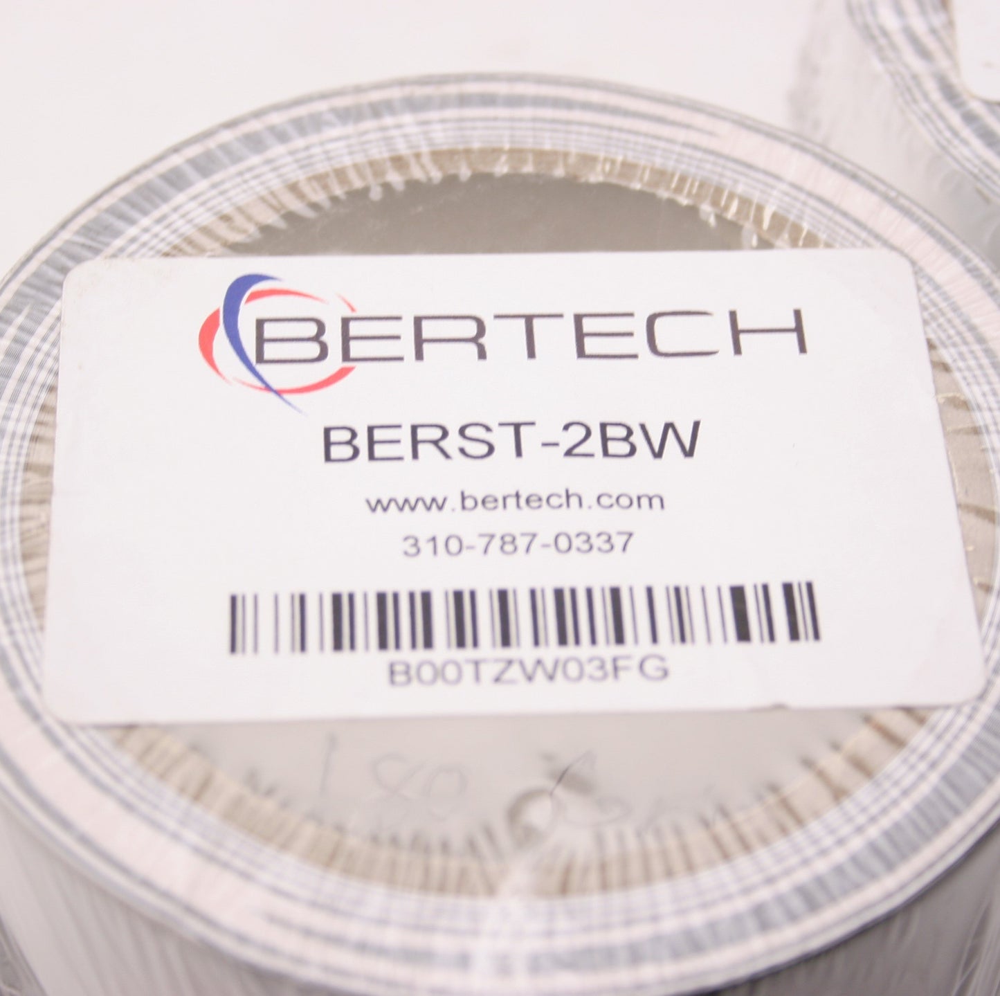 New Lot of 2 Bertech BERST-2BW B00TZW03FG Black/White Safety Warning Hazard Tape