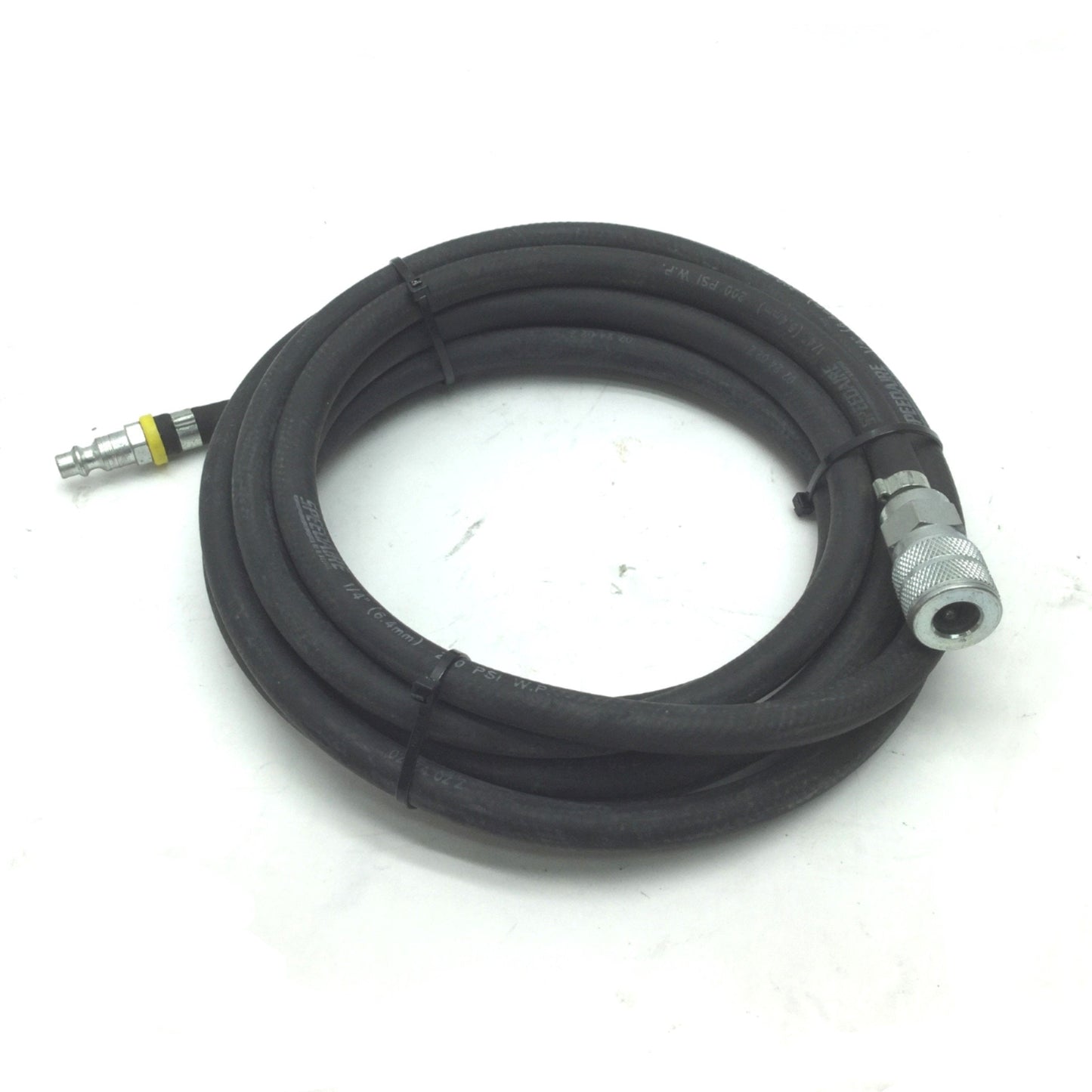 Used SpeedAire Pneumatic Coupling Hose With Quick Connects Length: 13'
