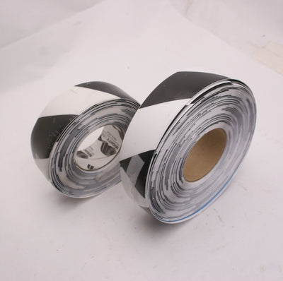 New – Open box Lot of 2 Mighty Line 2RWCHV Safety Floor Tape, 2" Wide, At Least 100' Long