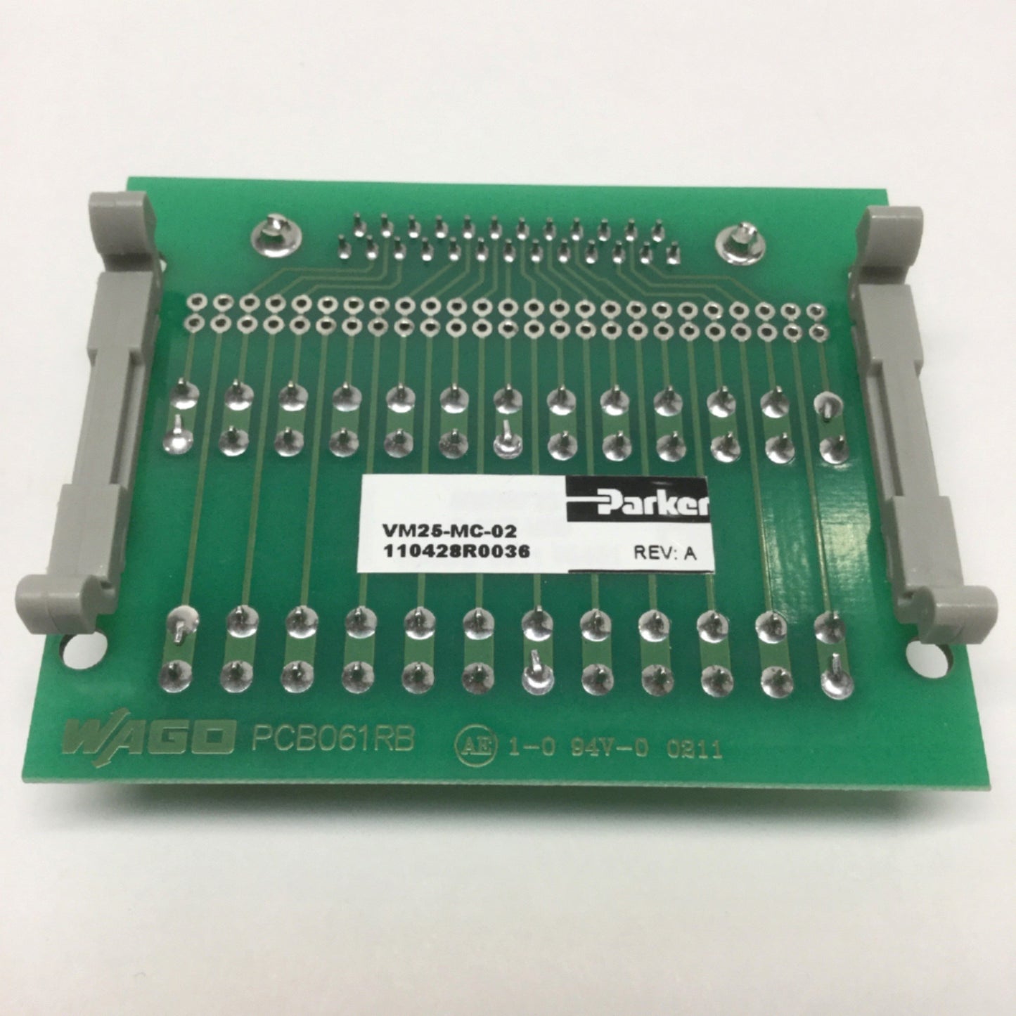 Used Parker VM25-MC-02 Breakout I/O Module Terminal Board 25-Pin D-Sub Female