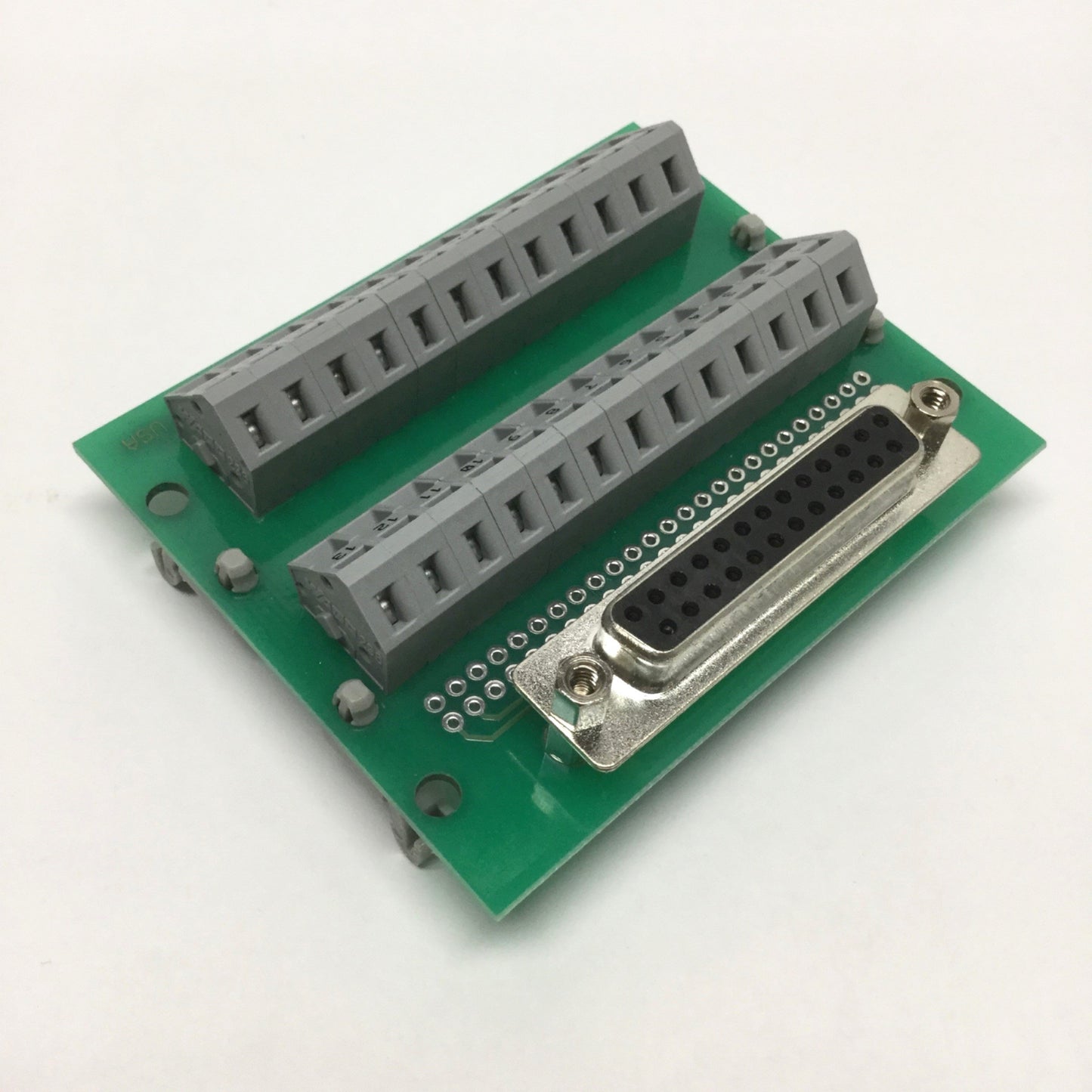 Used Parker VM25-MC-02 Breakout I/O Module Terminal Board 25-Pin D-Sub Female