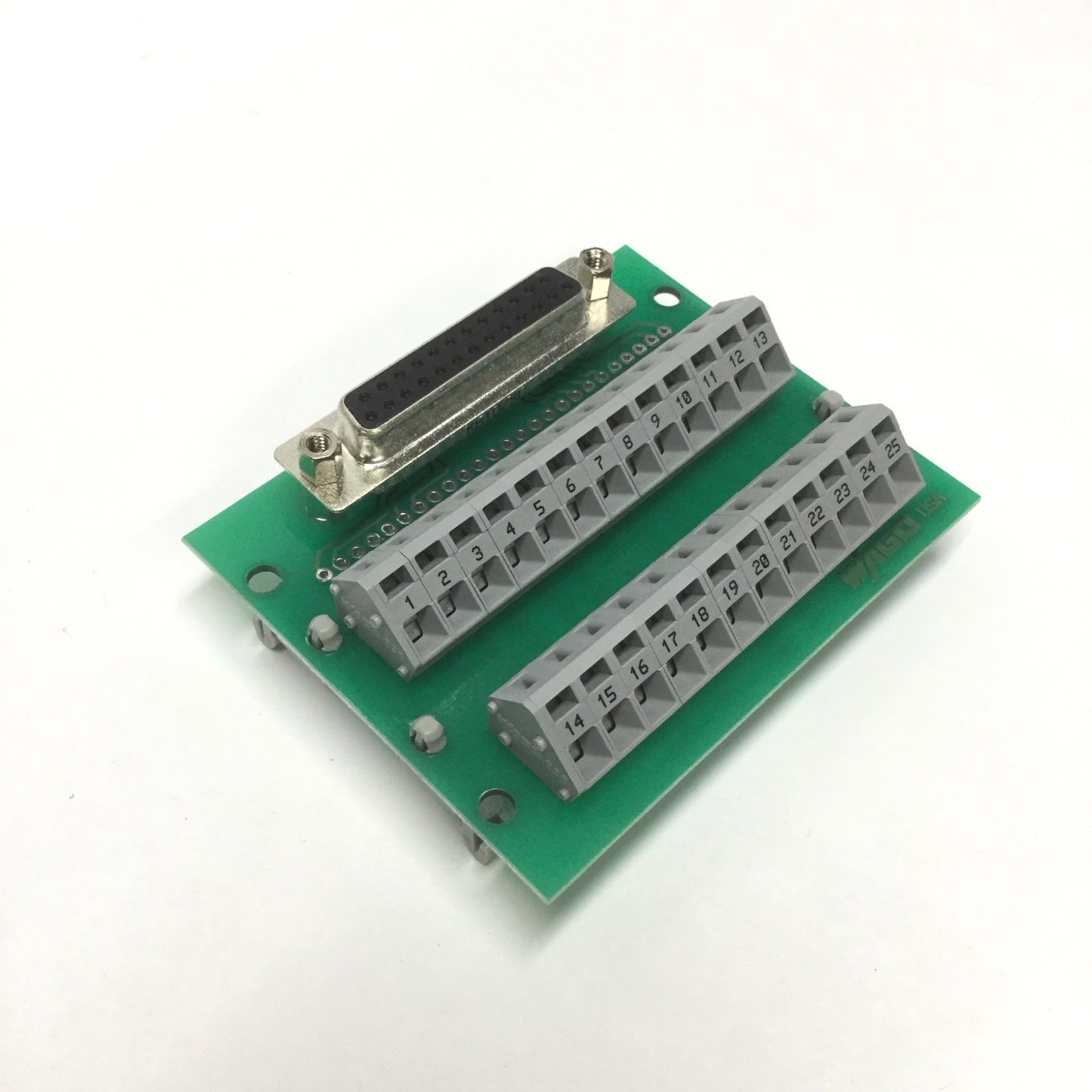 Used Parker VM25-MC-02 Breakout I/O Module Terminal Board 25-Pin D-Sub Female