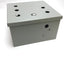Used Electrical Enclosure, Dimensions: 10" x 10" x 6", Steel, *Holes Added*