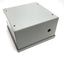 Used Electrical Enclosure, Dimensions: 10" x 10" x 6", Steel, *Holes Added*