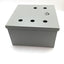 Used Electrical Enclosure, Dimensions: 10" x 10" x 6", Steel, *Holes Added*