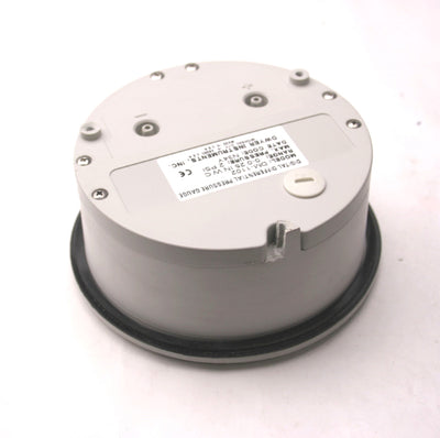 Used Dwyer DM-1102 Digital Differential Pressure Gauge, 5" Dia, 0-.25"WC, *Cracked*