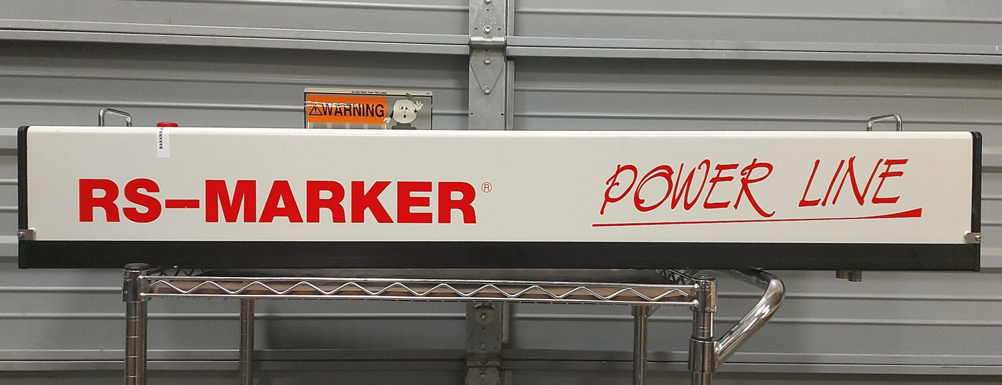 For Parts Rofin-Sinar RS-Marker Power Line Nd:YAG LASER Head, 150W @ 1064nm, 53 3/8" Long