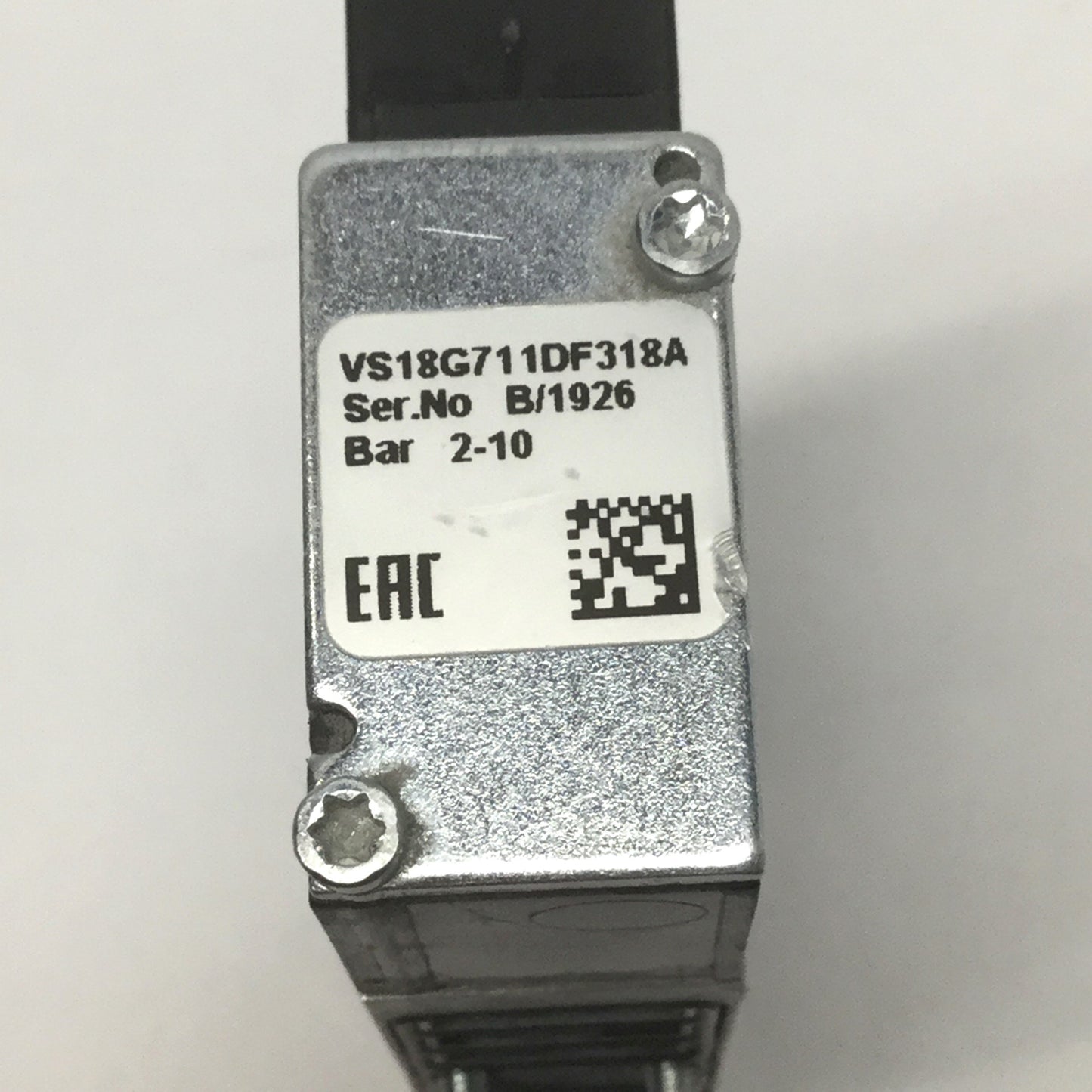 Used Norgren VS18G711DF318A Double Solenoid Valve, 5-Port 3-Position, 115VAC Coil