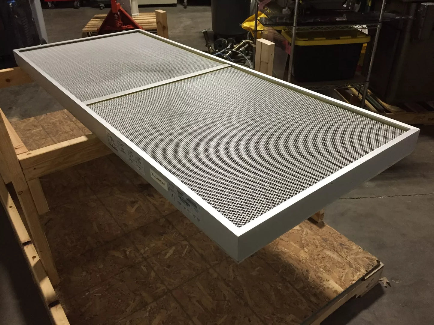 Used Camfil Farr 855029194 Panel HEPA Air Filter 30" x 72" Eff. 99.9991@0.3µm 1369CFM