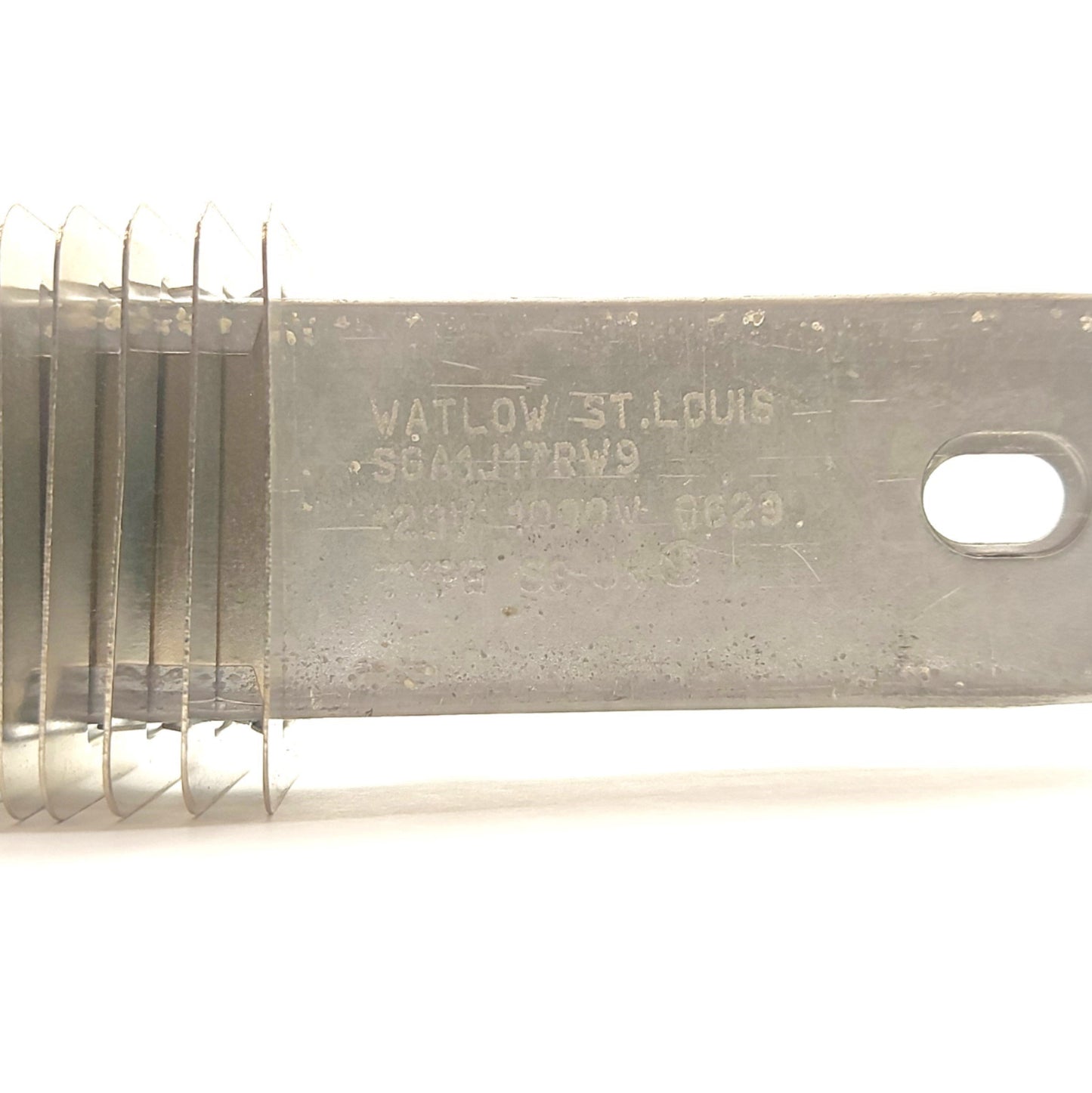 Used Watlow SGA1J17RW9 Finned Strip Heater, 17 7/8 x 2 x 1 3/8", 1000W, 120VAC