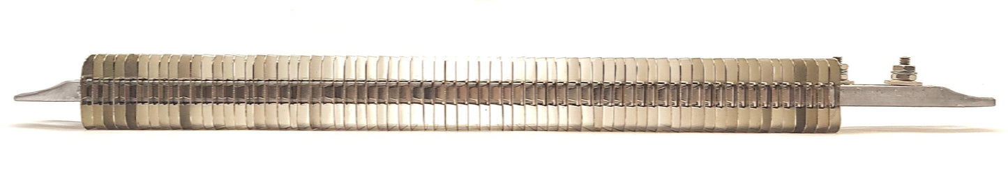 Used Watlow SGA1J17RW9 Finned Strip Heater, 17 7/8 x 2 x 1 3/8", 1000W, 120VAC