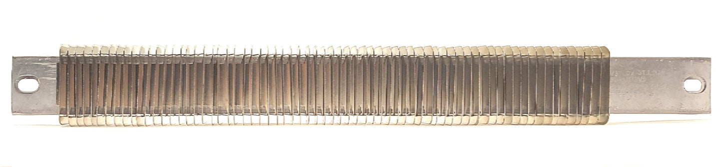 Used Watlow SGA1J17RW9 Finned Strip Heater, 17 7/8 x 2 x 1 3/8", 1000W, 120VAC