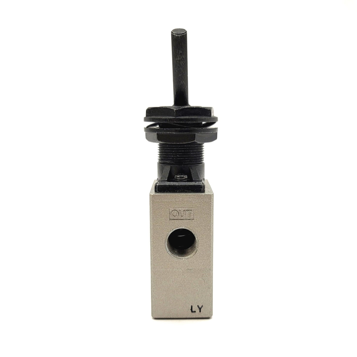 Used SMC NVM220-N02-08S Mechanical Pneumatic Toggle Switch Valve 1/4"NPT 2-Way 2-Port