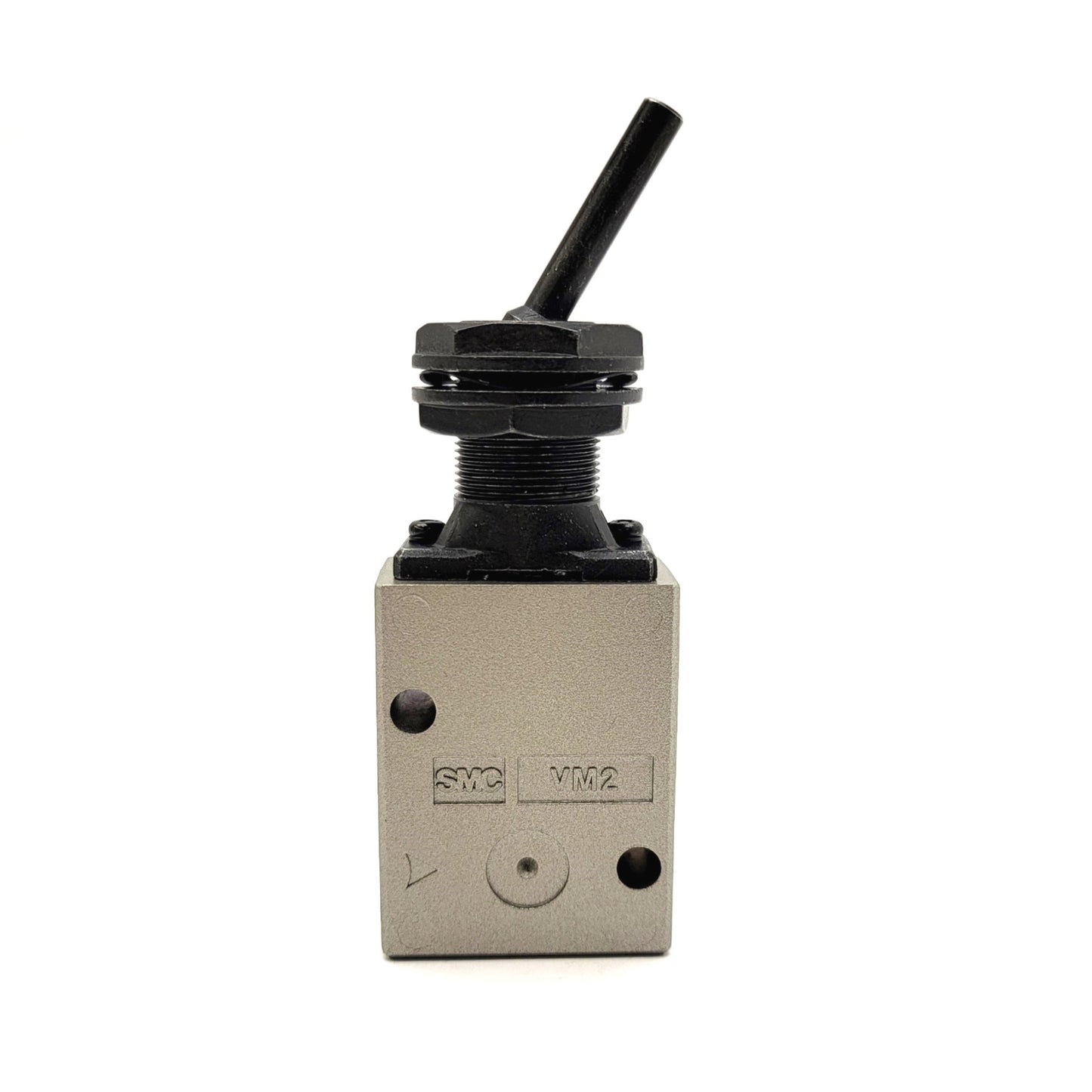Used SMC NVM220-N02-08S Mechanical Pneumatic Toggle Switch Valve 1/4"NPT 2-Way 2-Port